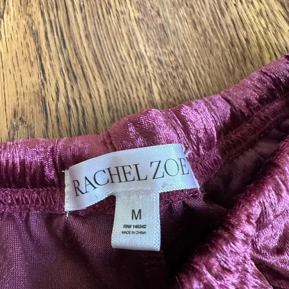 Rachel Zoe Velvet Pjs - Picture 4 of 8